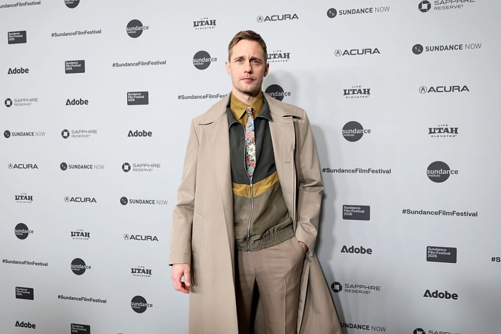 Alexander Skarsg&aring;rd attends "The Moment" Premiere during the 2026 Sundance Film Festival