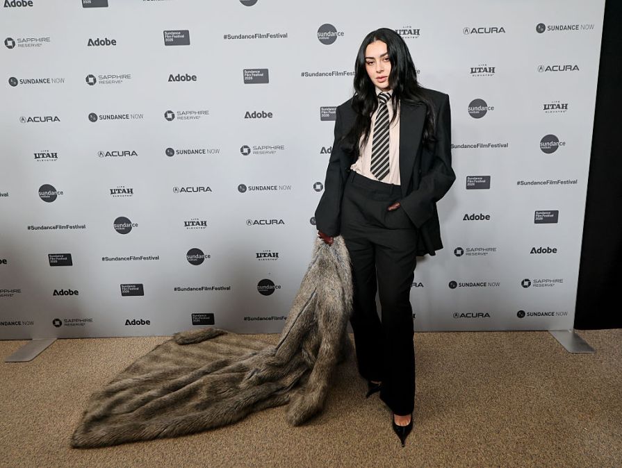 Charli xcx attends "The Moment" Premiere during the 2026 Sundance Film Festival