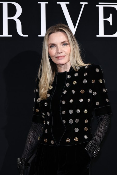 Michelle Pfeiffer attends Giorgio Armani Privé fashion show
