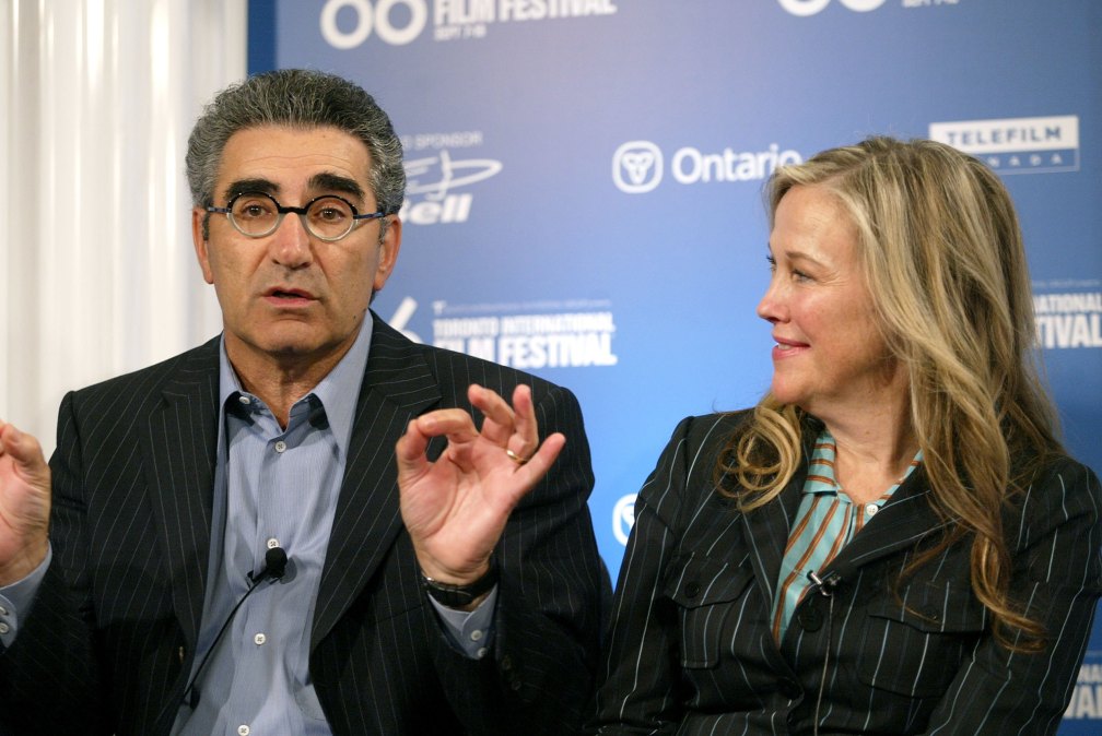 Eugene Levy and Catherine O'Hara attend an event 