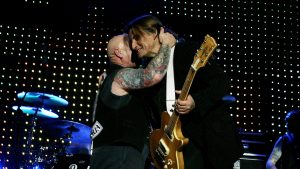 Gary "Angry" Anderson and Mick Cocks of Rose Tattoo.