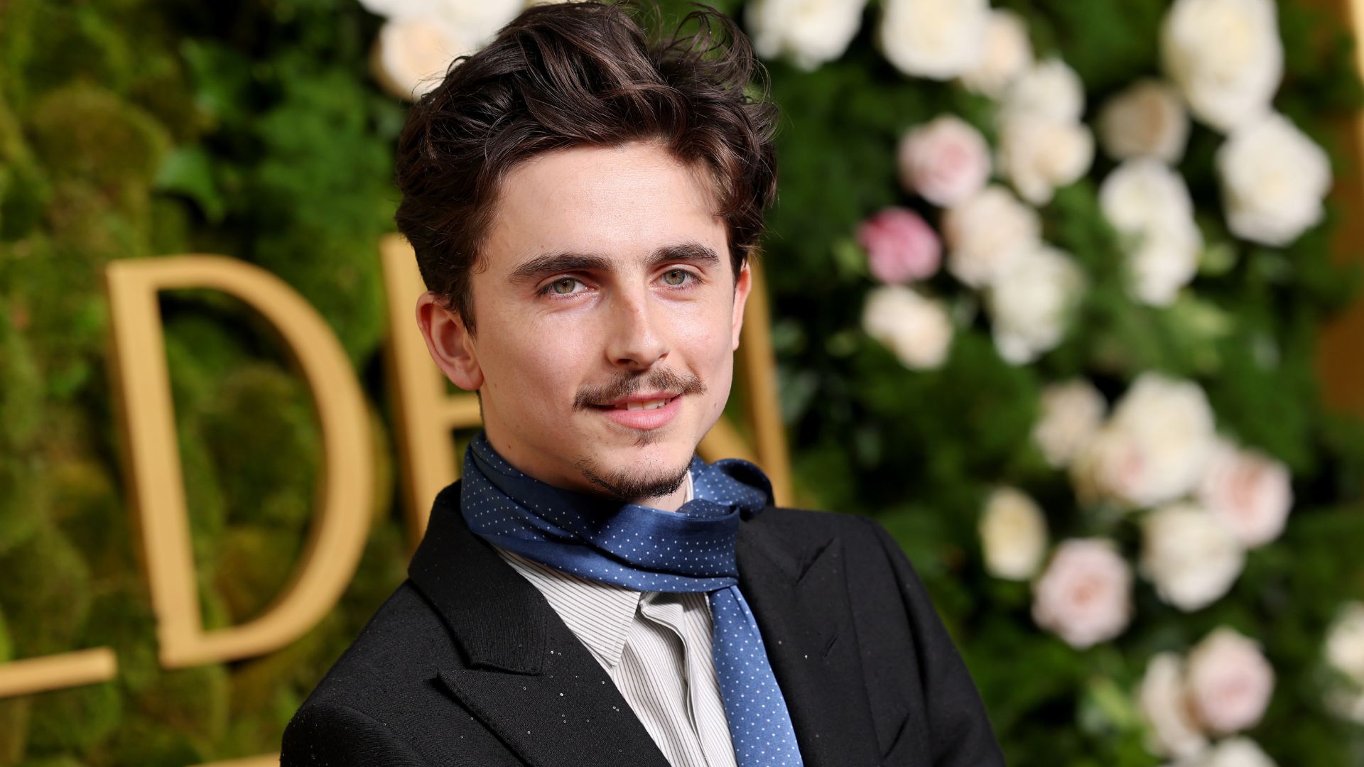 Timothée Chalamet attends the 82nd Annual Golden Globe Awards at The Beverly Hilton on January 05, 2025 in Beverly Hills, California