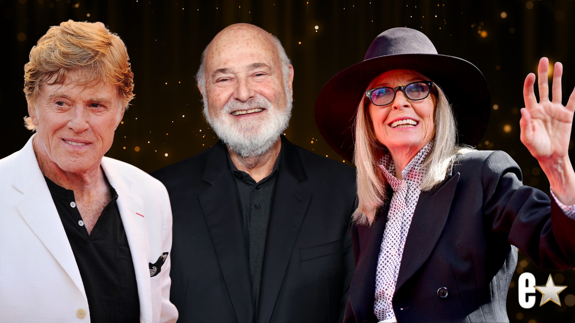Robert Redford, Rob Reiner and Diane Keaton