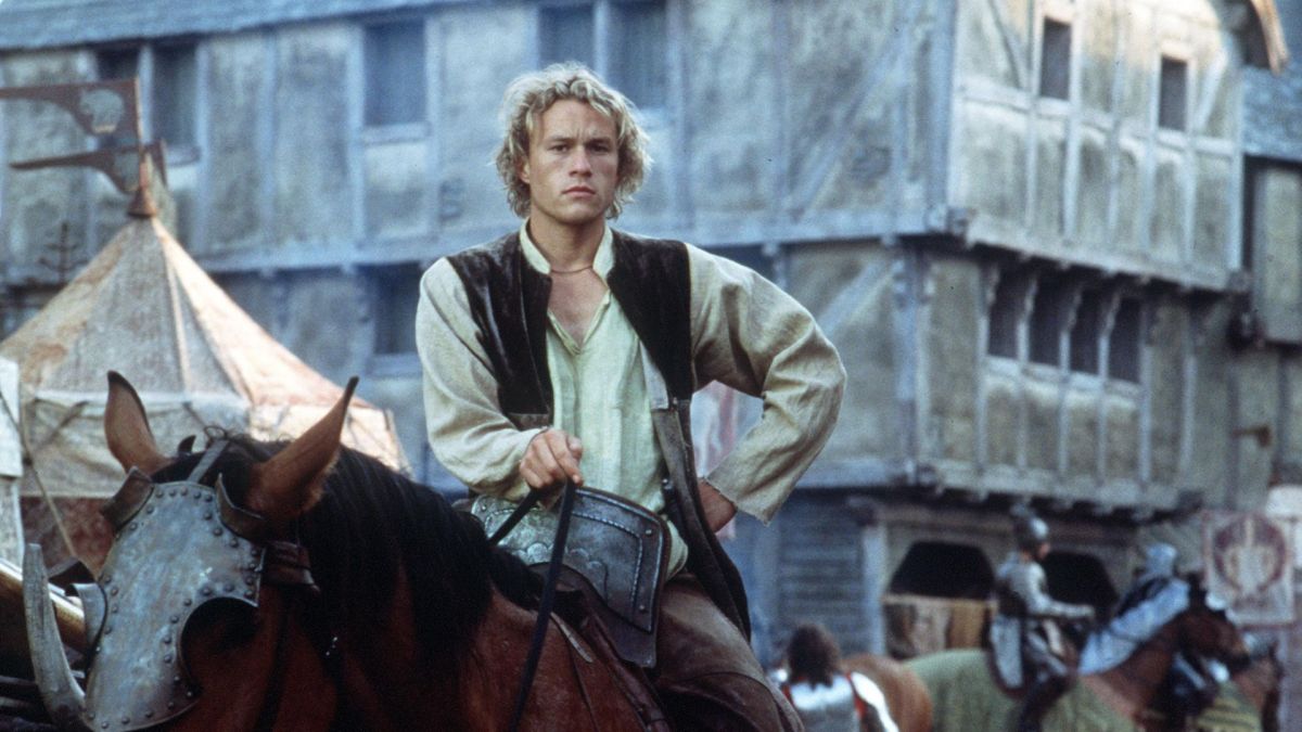 Actor Heath Ledger stars as William Thatcher in Columbia Pictures "A Knight's Tale."