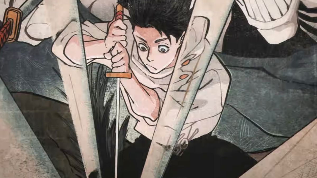 A scene from the opening of "Jujutsu Kaisen"