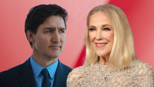 Justin Trudeau and Catherine O'Hara