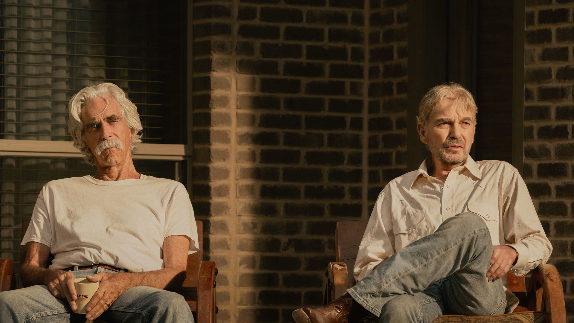 Sam Elliott and Billy Bob thornton on Landman season 2 finale
