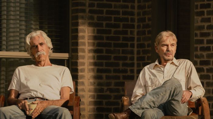 Sam Elliott and Billy Bob thornton on Landman season 2 finale