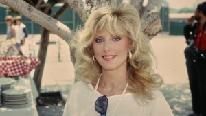 Morgan Fairchild smiling