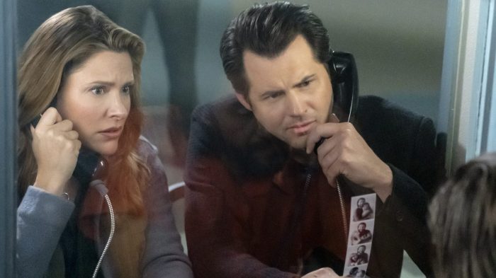 Jill Wagner and Kristoffer Polaha