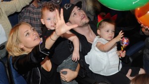 Nicole Richie, Joel Madden and their children