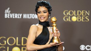 Teyana Taylor at Golden Globes