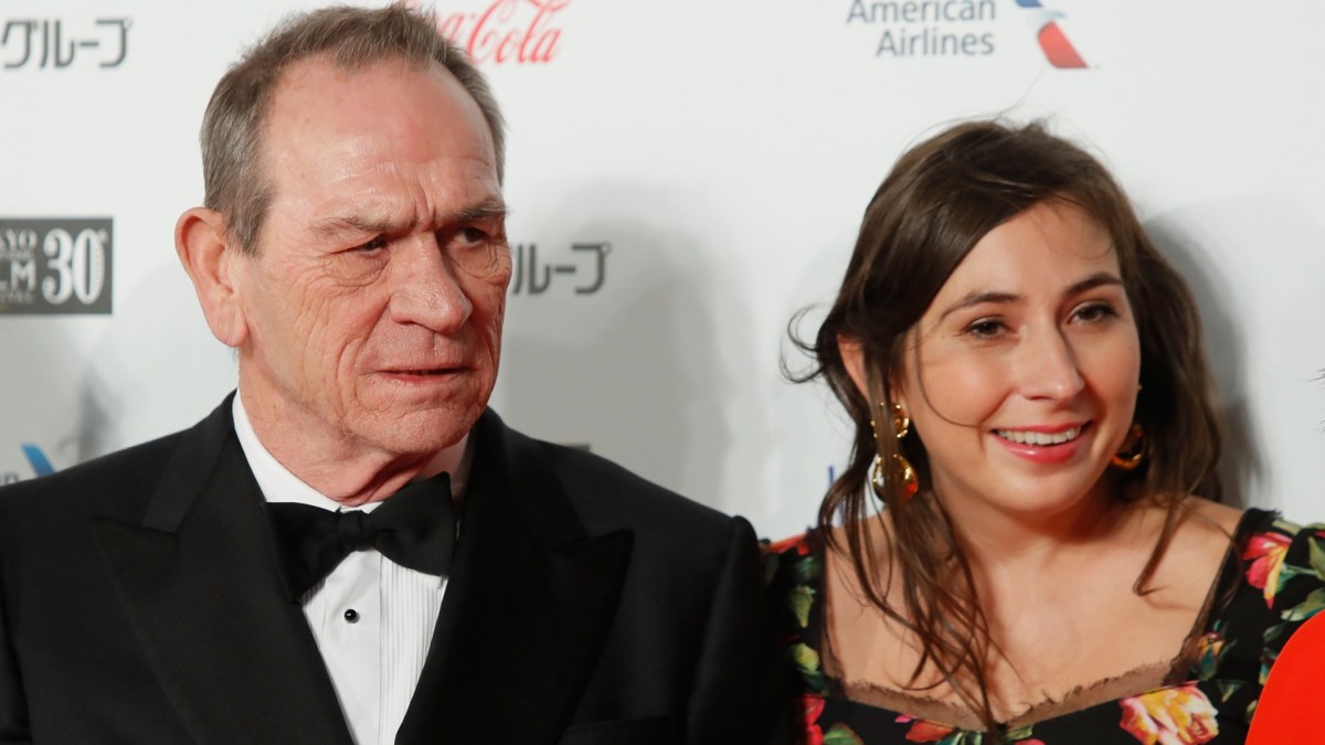 Tommy Lee Jones and Victoria Jones attend a film event