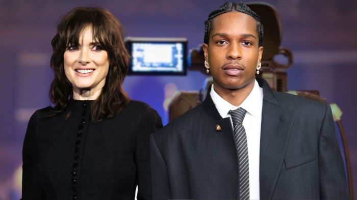 Winona Ryder and A$AP Rocky