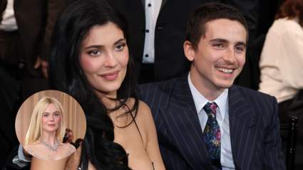 Elle Fanning Sweetly Interrupts Kylie Jenner & Timothée Chalamet’s Romantic Moment: VIDEO