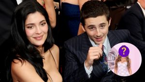 Kylie Jenner, Timotheé Chalamet, and Khloé Kardashian.