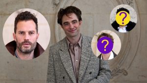Robert Pattinson, Jamie Dornan, Archie Madekwe, and Joe Alwyn.