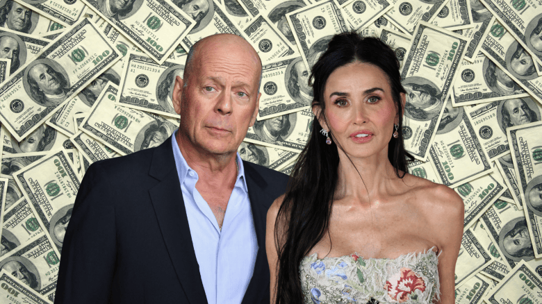 Bruce Willis and Demi Moore