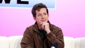 Charlie Puth speaks onstage during the Super Bowl LX Pregame & Apple Music Super Bowl LX Halftime Show Press Conference at Moscone Center West on February 05, 2026 in San Francisco, California