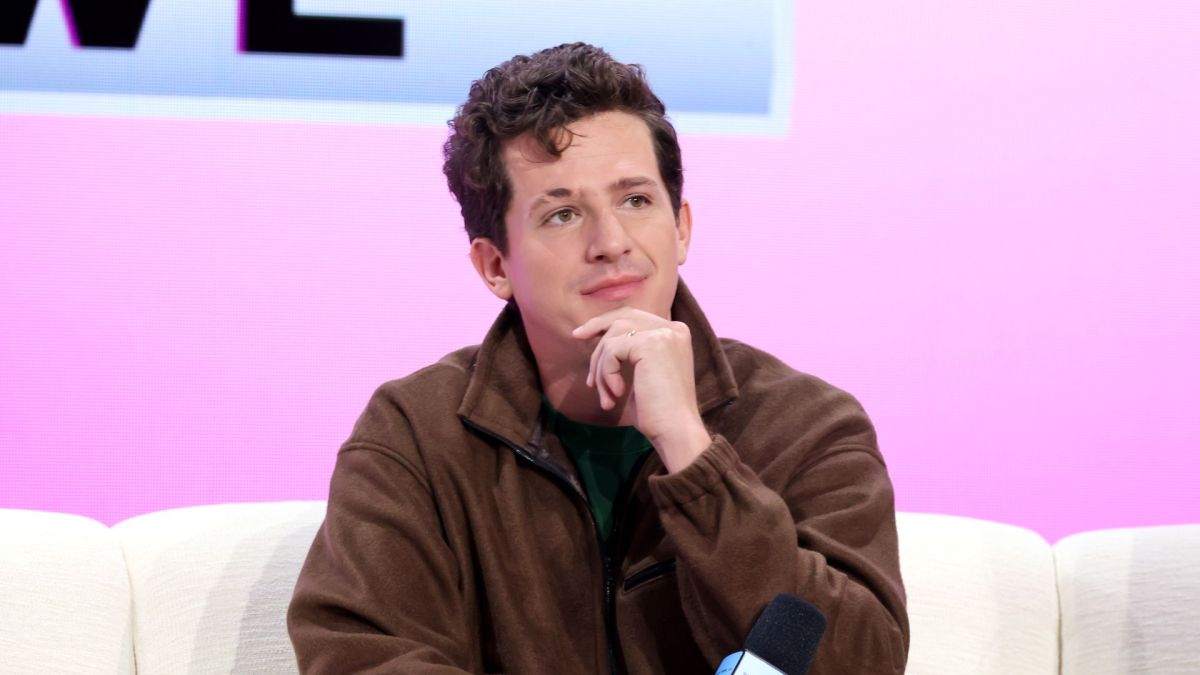 Charlie Puth speaks onstage during the Super Bowl LX Pregame & Apple Music Super Bowl LX Halftime Show Press Conference at Moscone Center West on February 05, 2026 in San Francisco, California