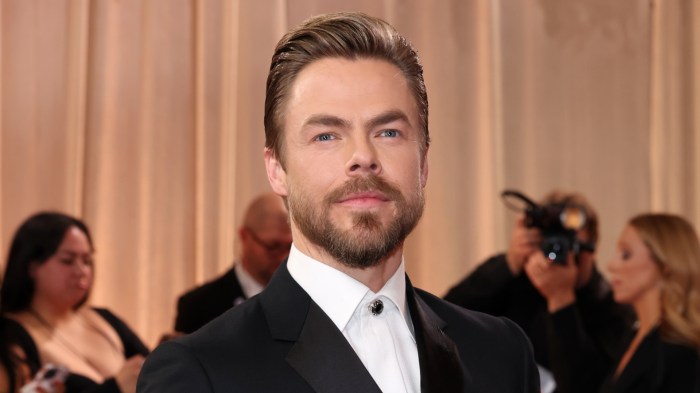 Derek Hough attends an event