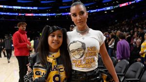 North West and Kim Kardashian