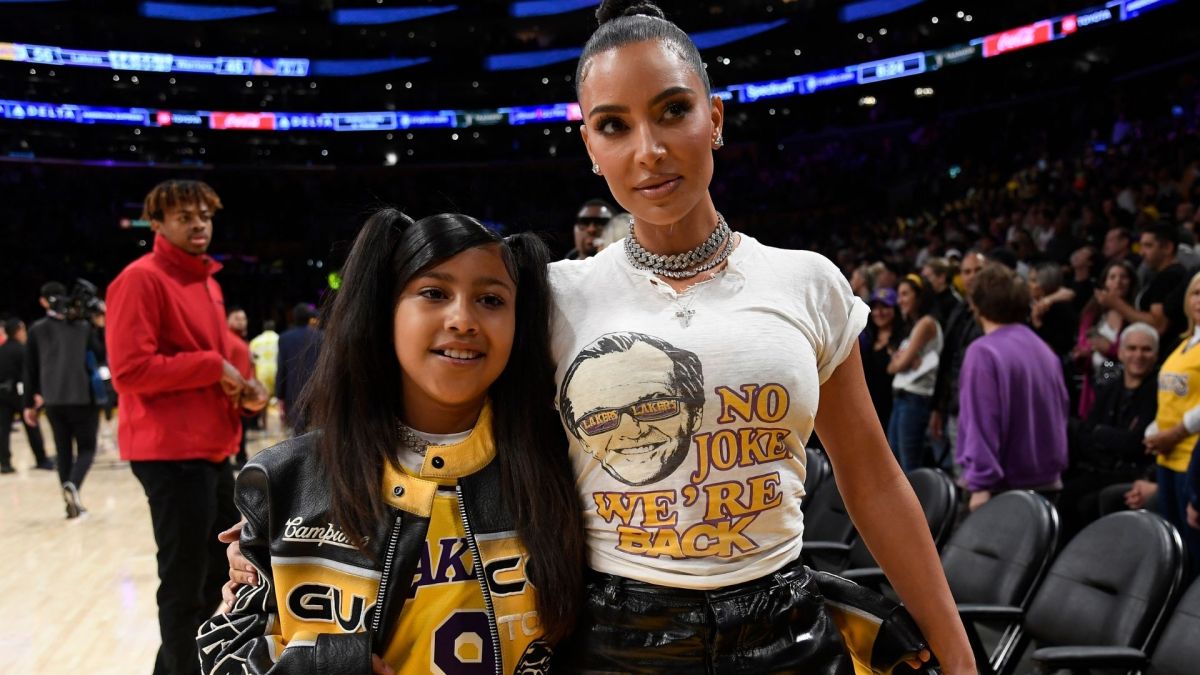 North West and Kim Kardashian
