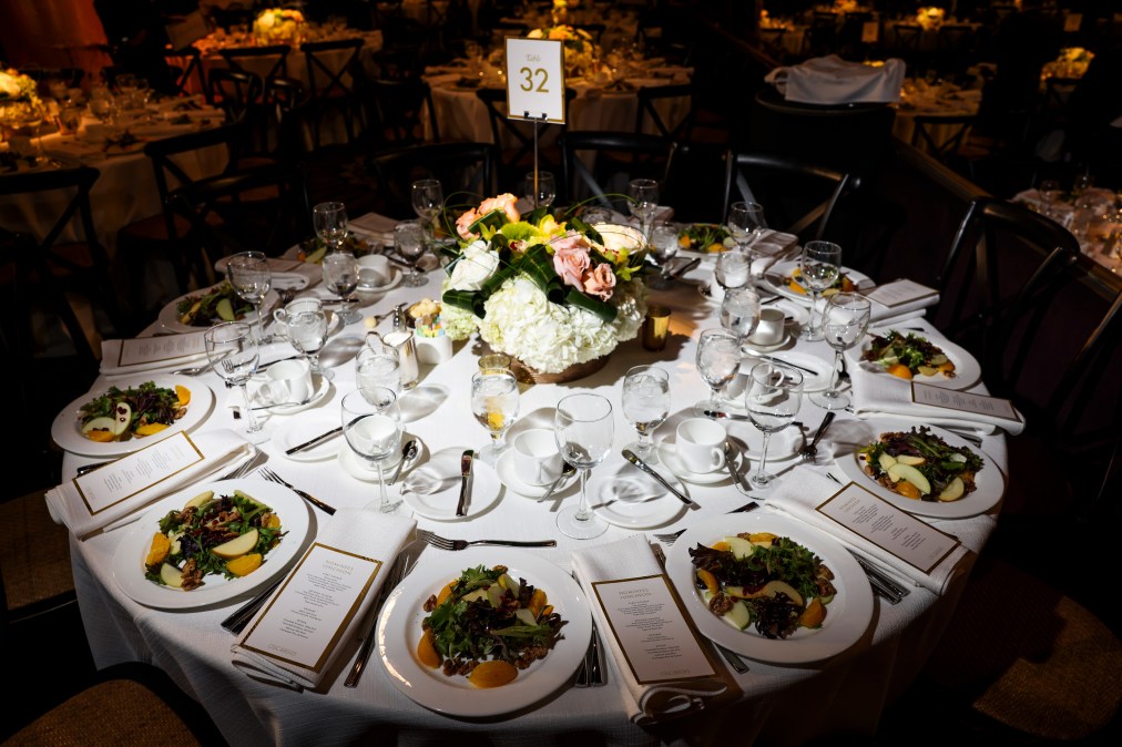 awards ceremony table