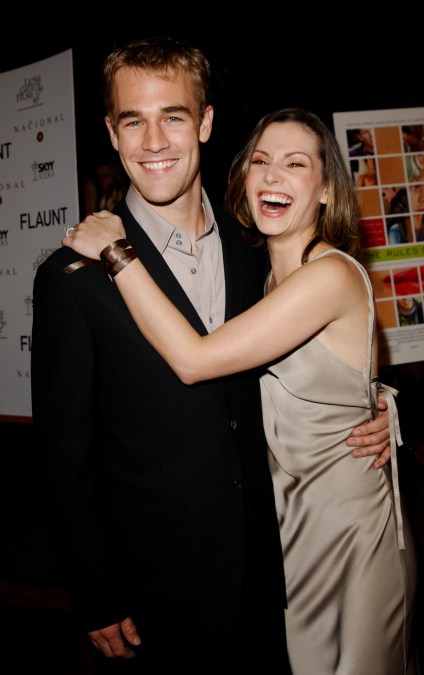 Actor James Van Der Beek and wife actress Heather McComb 