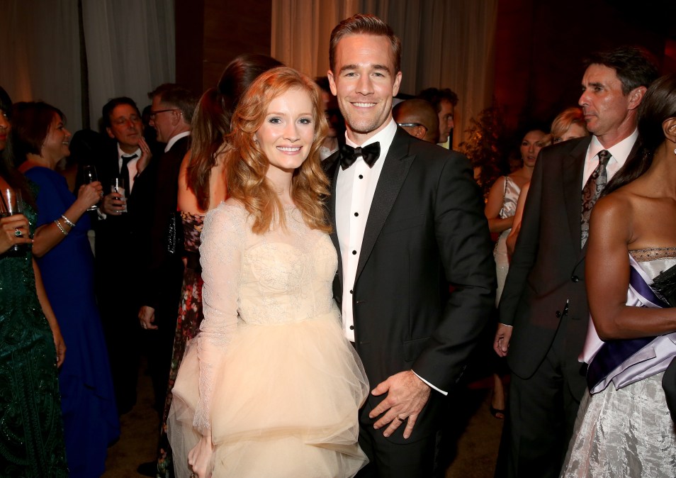 James Van Der Beek and Kimberly Van Der Beek in 2012