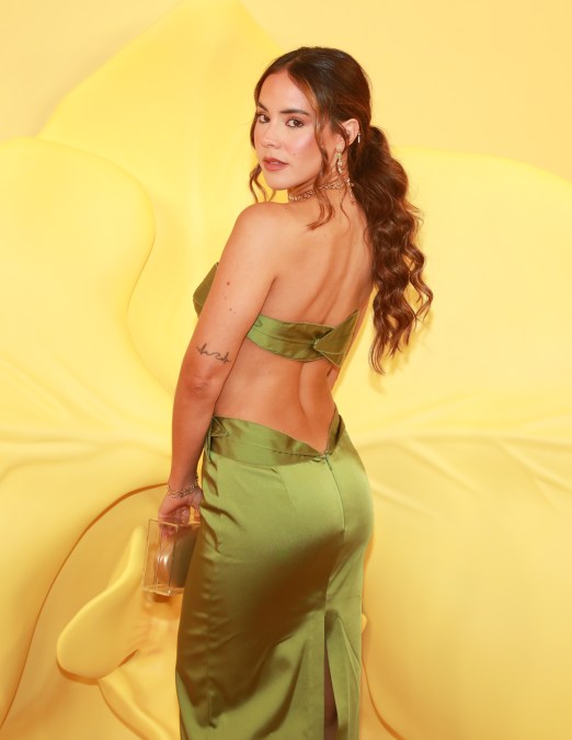 Gabriela Berlingeri&nbsp; poses for photos at an event