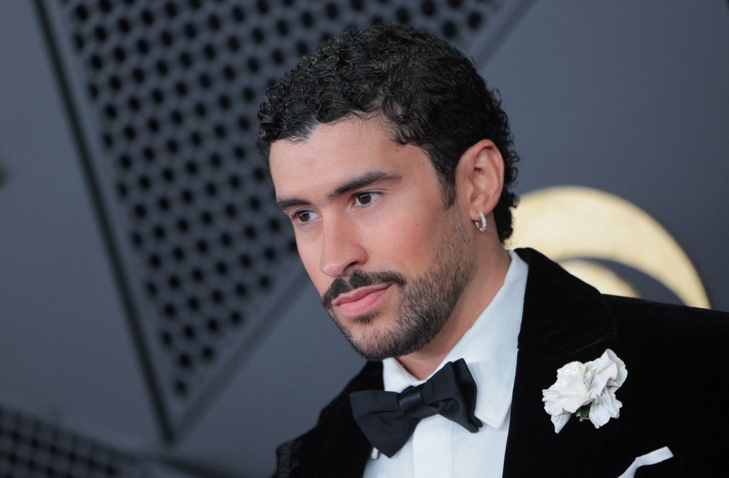 Bad Bunny attends the Grammy Awards