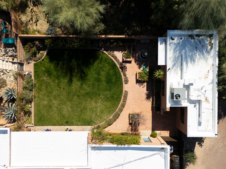  An aerial view shows the home of Nancy Guthrie 