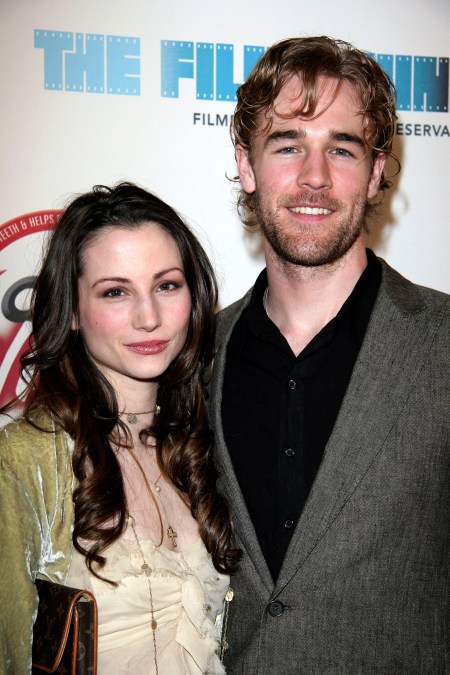 Actor James Van Der Beek and Heather McComb