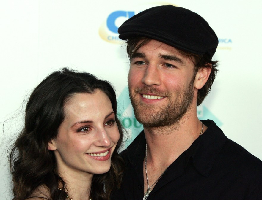Actor James Van Der Beek & Heather McComb