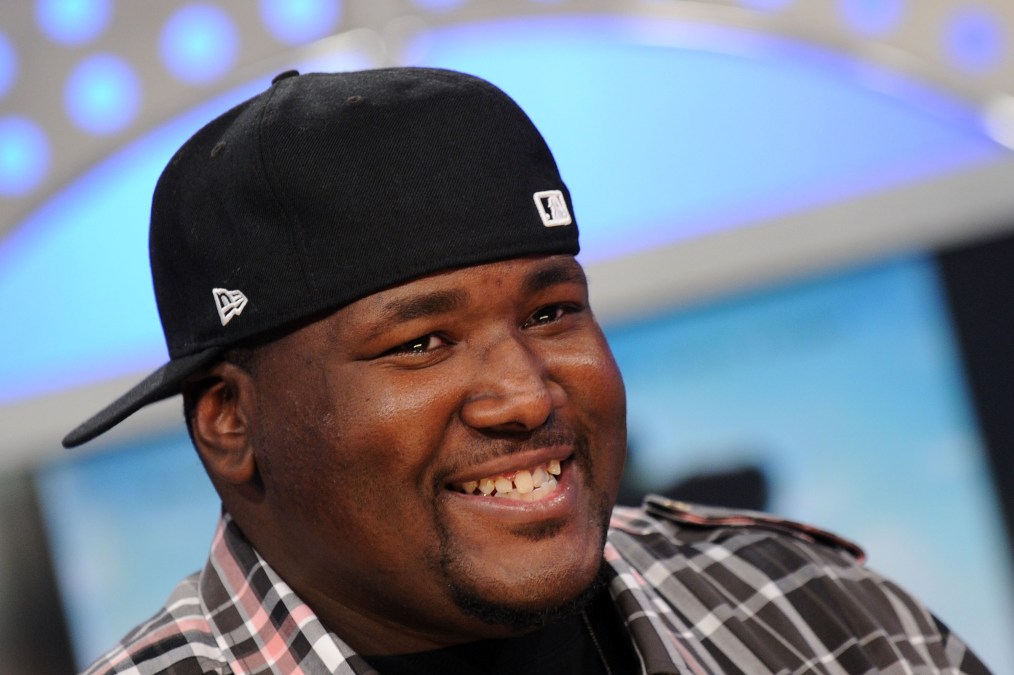 Actor Quinton Aaron smiling