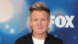 Gordon Ramsay attends the 2023 FOX Winter Junket at Fox Studio Lot on December 13, 2023 in Los Angeles, California.