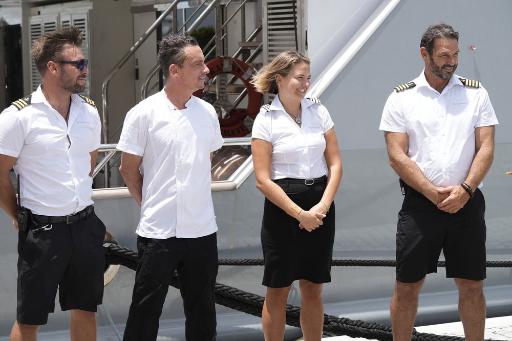 Joao Franco, Ben Robinson, Daisy Kelliher, Captain Jason Chambers