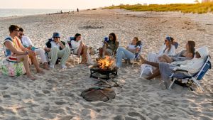 The cast of Summer House season 10 pictured on the beach