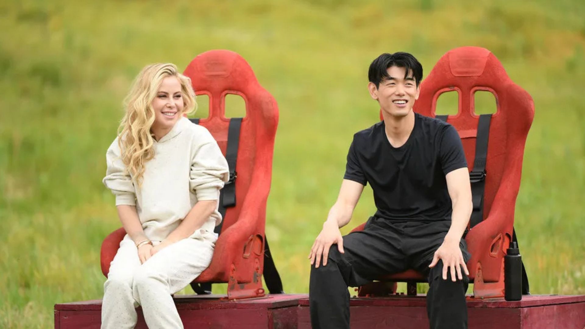 The Traitors stars Tara Lipinski and Eric Nam