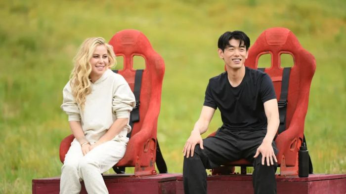 The Traitors stars Tara Lipinski and Eric Nam