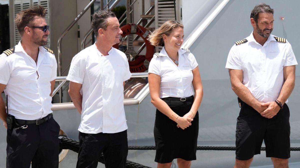 Joao Franco, Ben Robinson, Daisy Kelliher, and Captain Jason Chambers