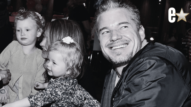 Eric Dane with his family