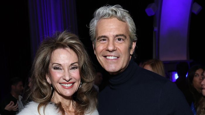Susan Lucci and Andy Cohen