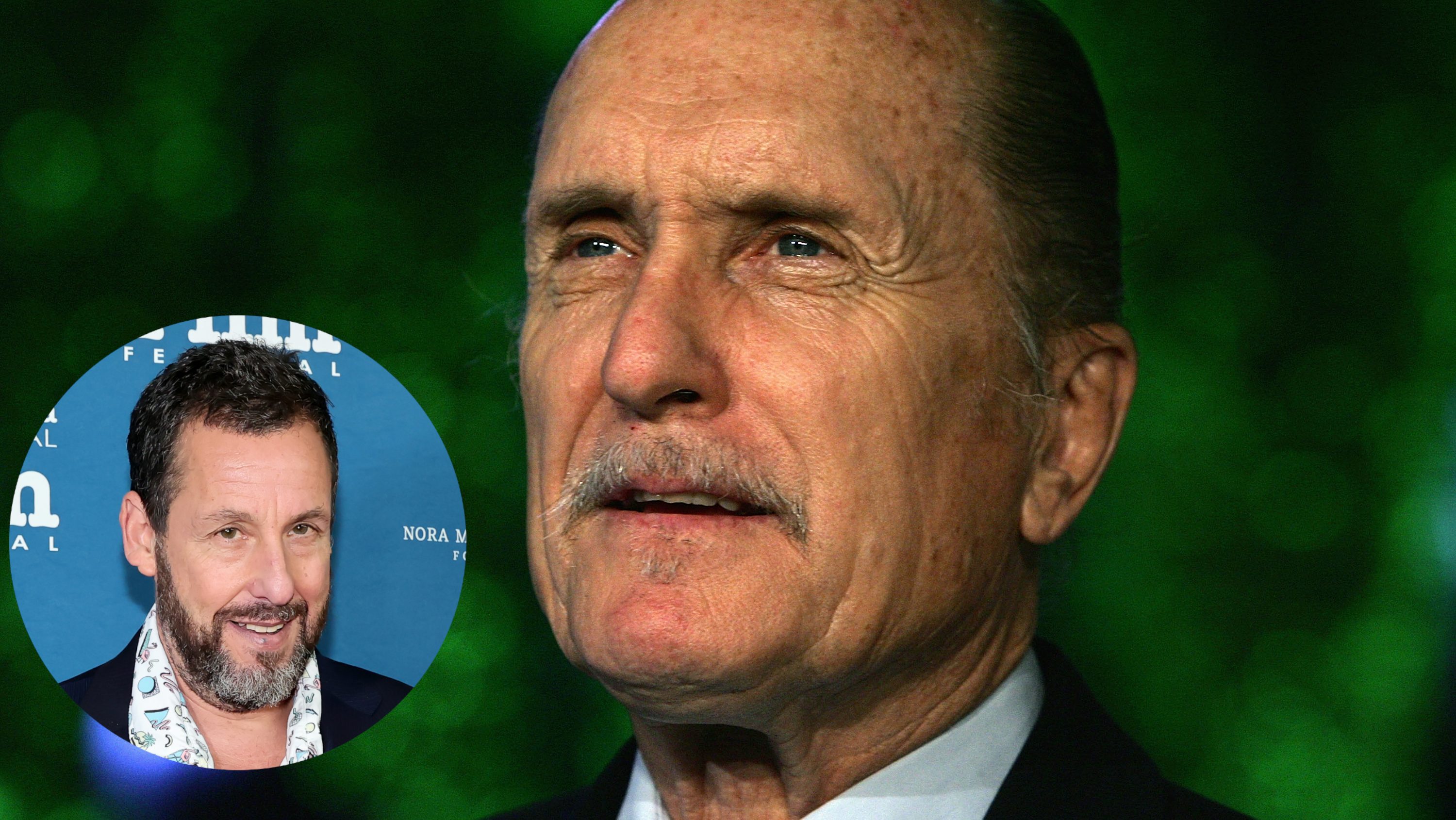 Adam Sandler and Robert Duvall.