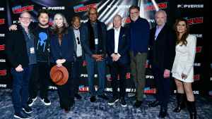 Brent Spiner and the Star trek cast