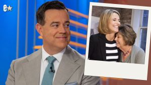 Carson Daly, inset: Savannah Guthrie with her mom Nancy Guthrie