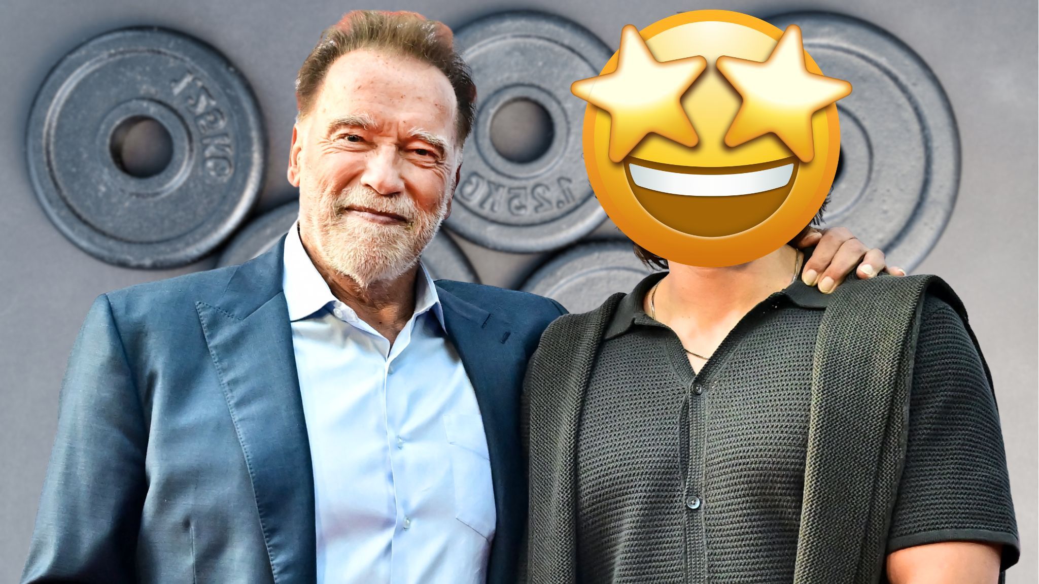 Joseph Rac Bodybuilder Arnold Schwarzenegger Trains Son Joseph for Bodybuilding Debut