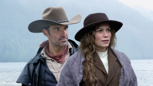 Benjamin Ayres and Bethany Joy Lenz of Hope Valley 1874