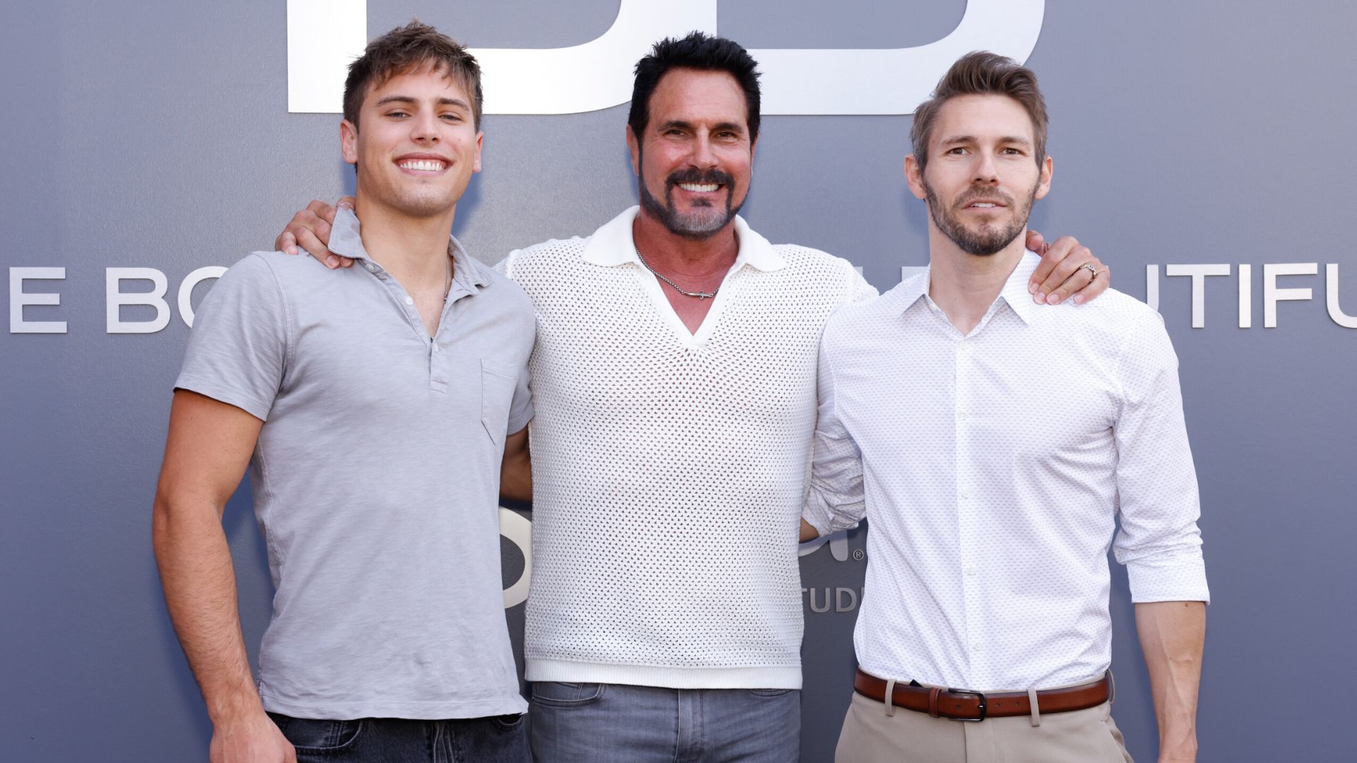 Crew Morrow Don Diamont and Scott Clifton